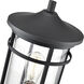 Namath 1 Light 17.13 inch Textured Black Outdoor Post Lantern